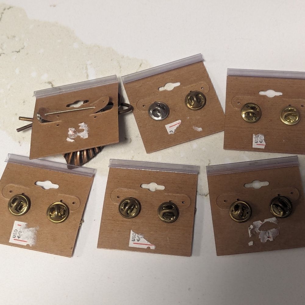 11 piece antique pin set of mix and match pins - Picture 3 of 8